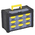 CASSETTA PORTAMINUTERIA MULTICASE 9         PPLAST