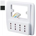 MULTIPRESA PARETE 4 PRESE 10/16    BCO  SMART ROSI
