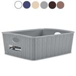 CESTINO ELEGANCE HIGH GRIG. cm 25x20 h 10 STEFANPL