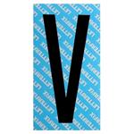 LETTERA ADESIVA NERO SERIE T80 V         LETTERFIX