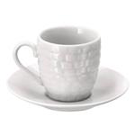 TAZZA CAFFE PORCELLANA QUADRI              Pz 6 AD