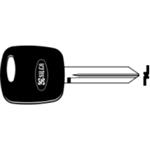 FO38RTE   CHIAVE TRANSPONDER NO CHIP FORD