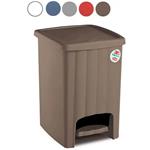 PATTUMIERA PEDALE MARGHERITA GRIGIO  l 20 STEFANPL