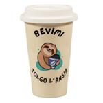 TAZZA MUG CERAMICA COPERCHIO ANSIA     ml 260 SOOR