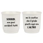 TAZZA CAFFE CERAMICA SORRIDI       ml 90 Pz 2 SOOR