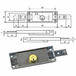 SERRATURA SERRANDE DX+SX DIR.   C1625FLATKA POTENT