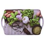 VASSOIO MELAMINA MANIGLIE VERDURE cm 38x23 KOOPMAN