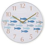 OROLOGIO MURO PESCI BLU         cm  30  XTRA 12490