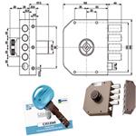 SERRATURA SIC.SEMPLICE DX POMPA      30611 MOTTURA