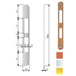 INCONTRO SERRATURE CENTRO 22x196 BRONZATO 1000 AGB