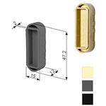 VASCHETTA INCONTRO SERR.MEDIANA 15x47 GRI 1402 AGB