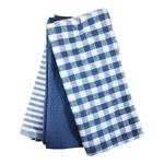 CANOVACCIO PIATTI COTONE BLU Pz 3 50x70 XTRA 12482