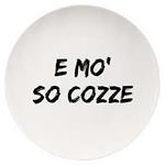 PIATTO CERAMICA PIANO MO' SO COZZE    cm 26,5 SOOR