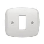 COPRINTERRUTTORE ABS AUTOPORTANTE BIANCO TONDO 1P