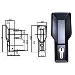 COMANDO ESTERNO MANIGLIONI         07A78-35-0 CISA