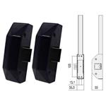 SCROCCO MANIGLIONI ALPHA 51 Pz 2   07A63-51-0 CISA