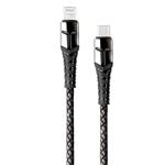 CAVO RICARICA USB-A TYPE C cm 100 NERO 4025 TIEMME