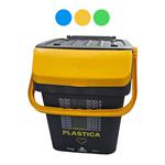 PATTUMIERA DIFFER.ECOLOGIC NE/GIALLO l 30 ECOPLAST
