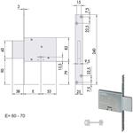 SERRATURA INFILARE FERRO           57013-50-A CISA