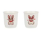 TAZZA CAFFE CERAMICA BULLDOG       ml 90 Pz 2 SOOR