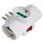 ADATTATORE TRIPLO 16A+T 3xSK BIANCO      87321 FME
