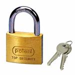 LUCCHETTO OTTONE mm 40                      POTENT