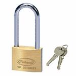 LUCCHETTO OTTONE mm 50 ARCO LUNGO           POTENT