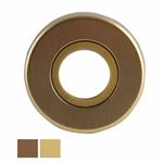 ROSETTA TONDA CUORE ANODIZZATA BRONZATA